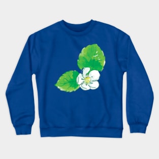 leaves flowers Crewneck Sweatshirt